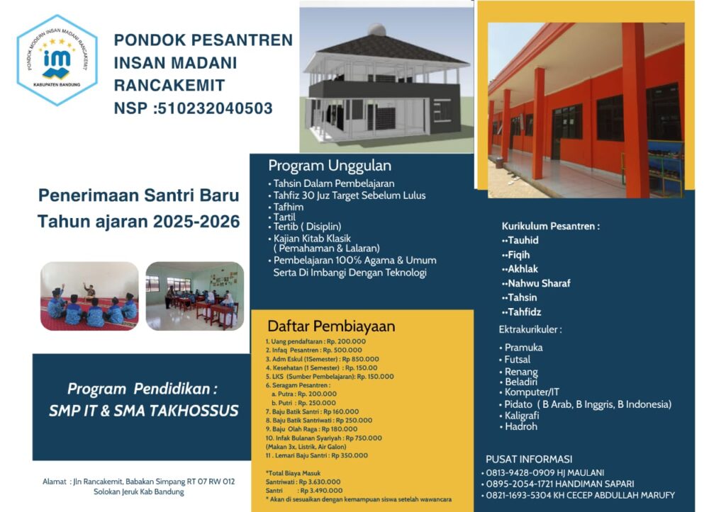 Pesantren Salaf diBandung - Pondok Salaf diBandung - Pondok Pesantren Salaf diBandung - Pesantren Salaf diSolokan Jeruk Bandung - Pesantren Salaf diRancakemit Bandung - Ponpes salafiyah diBandung - Pesantren Salafiyah diBandung